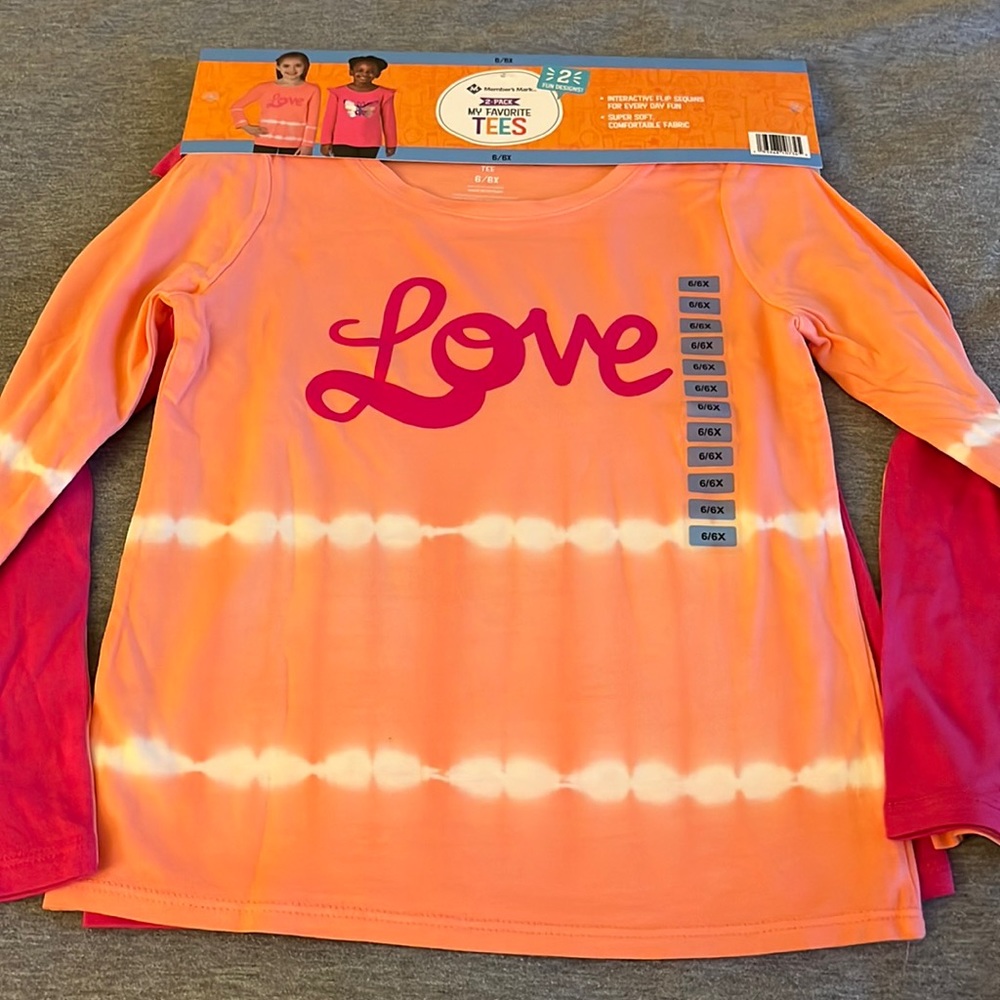 Members Mark (2 Pack) Long Sleeve Tees